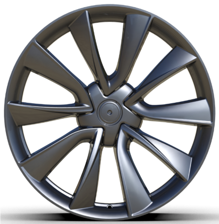 SCHEMA PCD-01 — Swept 10-Spoke | Satin Gunmetal
