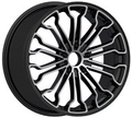 SCHEMA PRV-01 — Split 5-Spoke | Matte Black Machined
